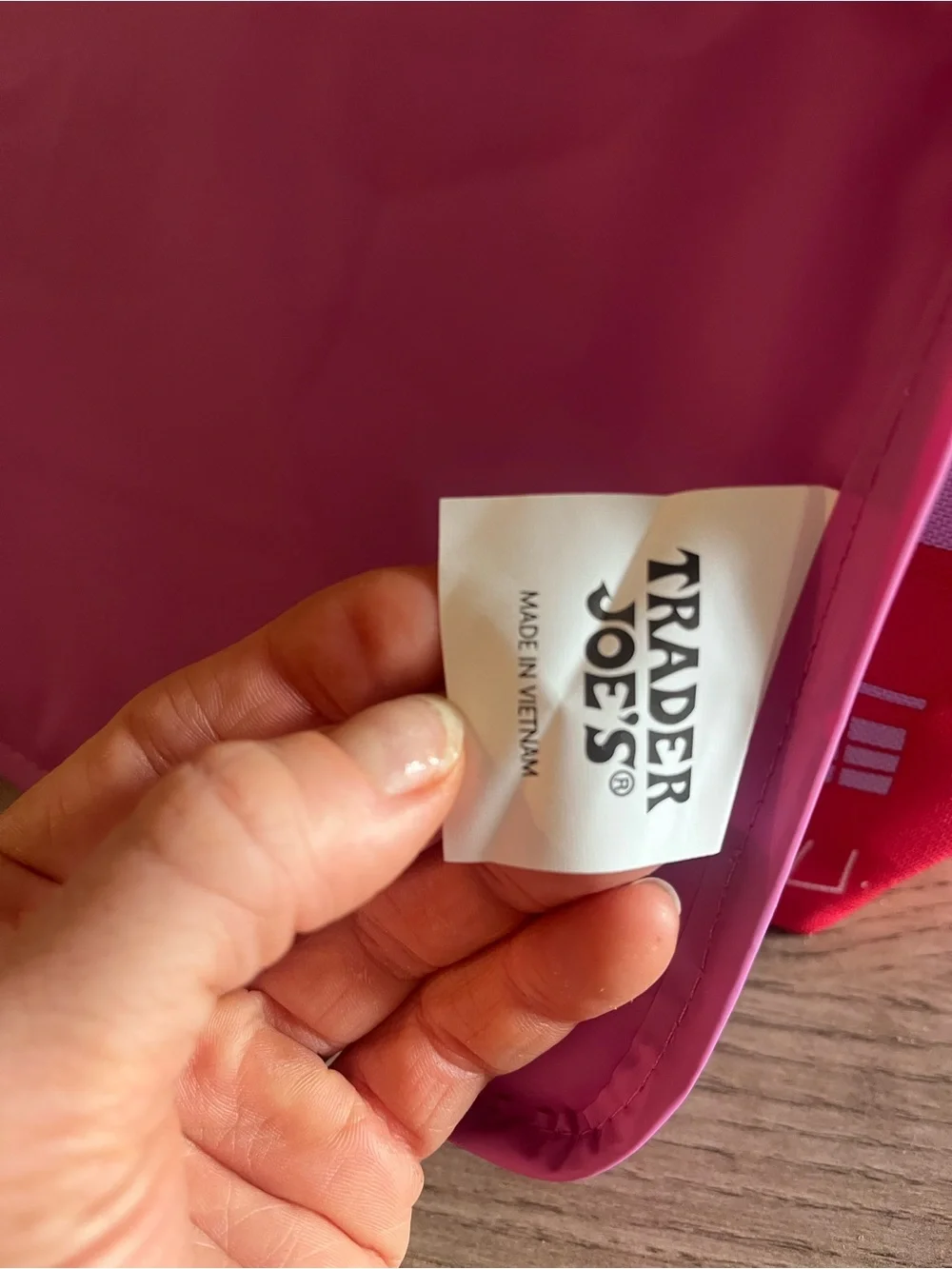 Trader Joe’s Purple and Pink Insulated Lunch Bag